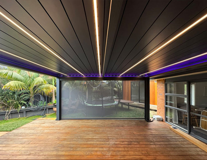 Manual Blind For Pacific Freestanding Pergola