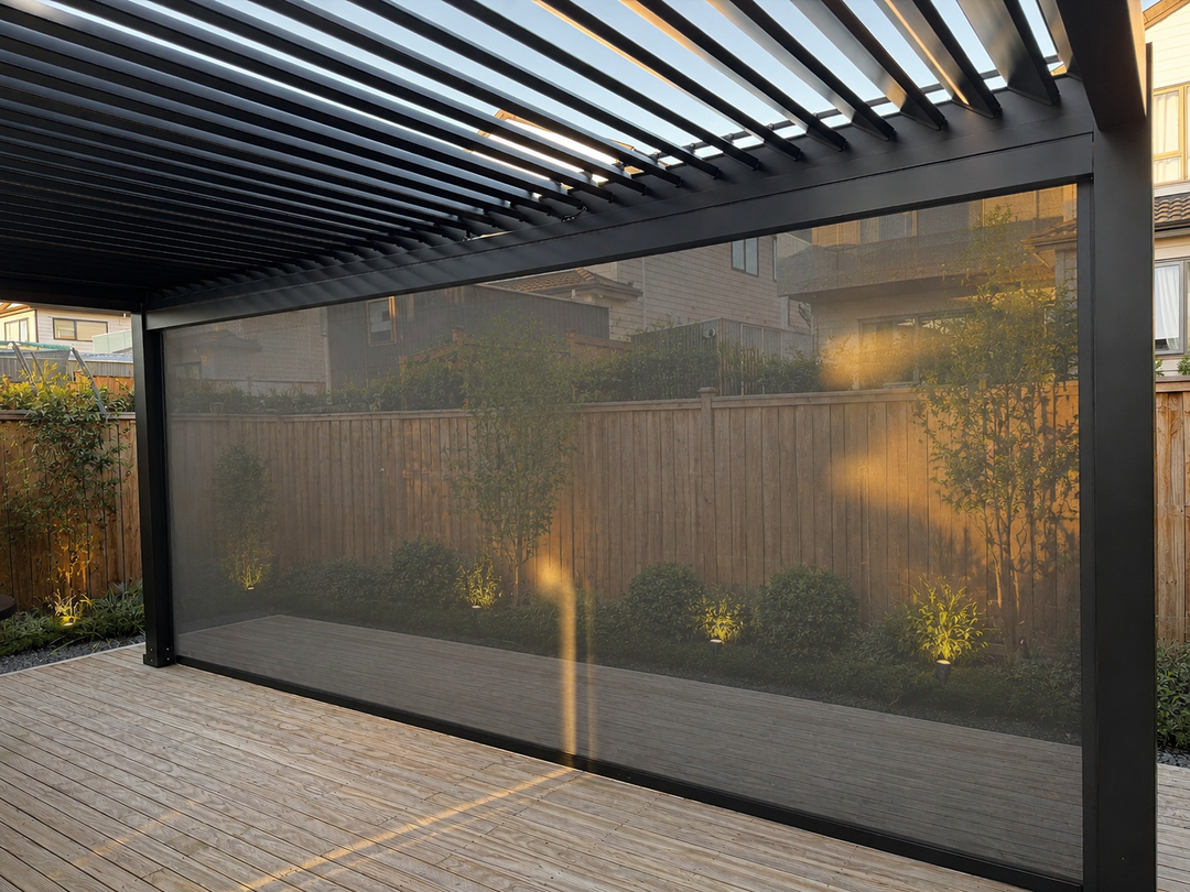 Retractable Shade Blind For Tasman Freestanding Pergola