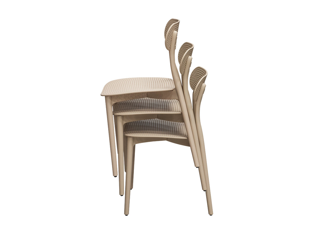 Abby Outdoor Patio Dining Chair - Set of 4