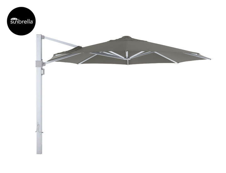 Agave 4m Round Cantilever Umbrella, Colour: Black,