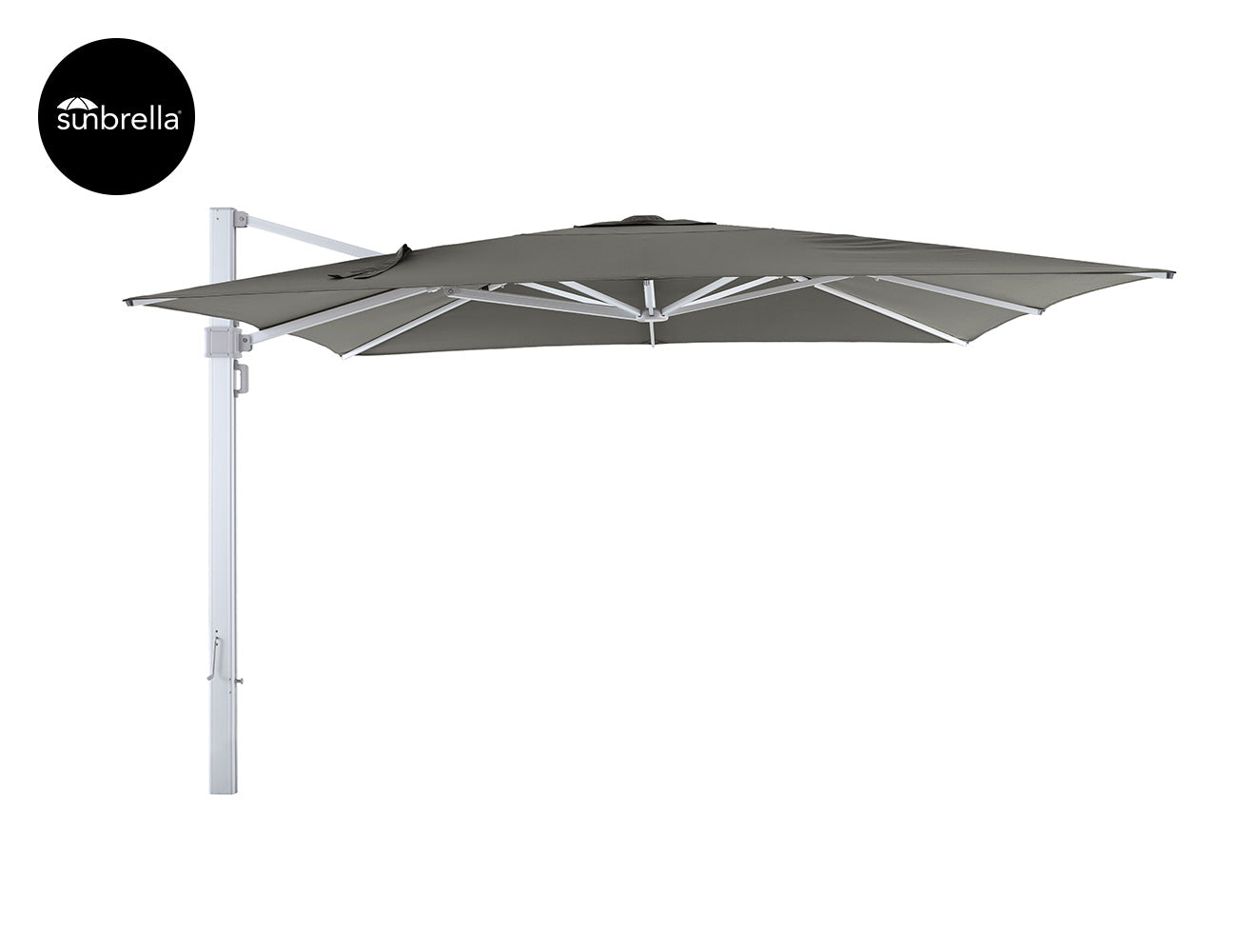 Agave 4m Square Cantilever Umbrella with Sunbrella Fabric