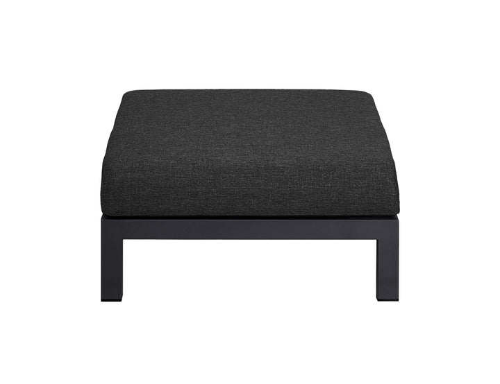 Newport Aluminium Outdoor Ottoman, Colour: Grey,