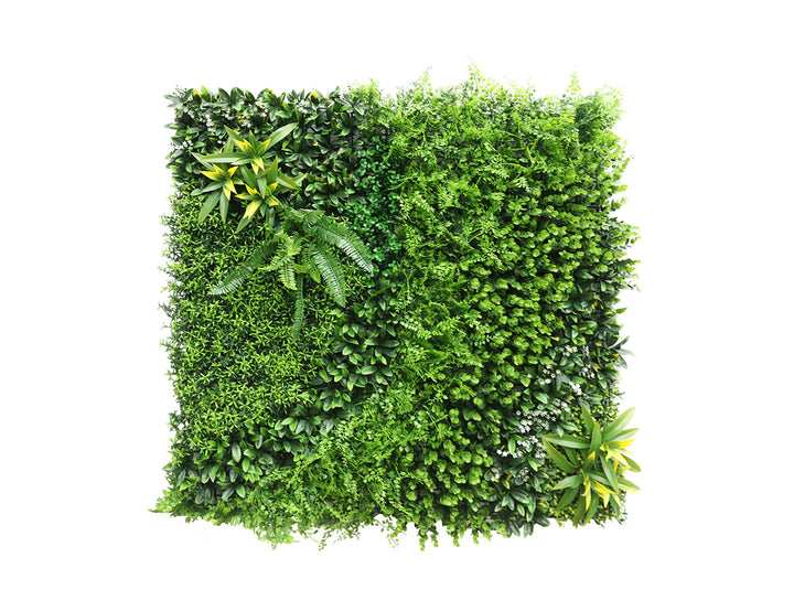 Evergreen Artificial Living Wall Panel – 100cm x 100cm (Classic Lush 2.6kg)