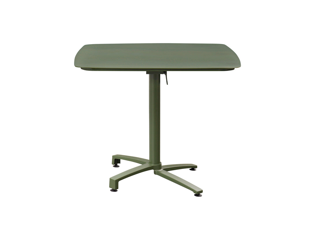 Canary Folding Table With Cardinal Armchairs 5-Piece Aluminium Dining Set