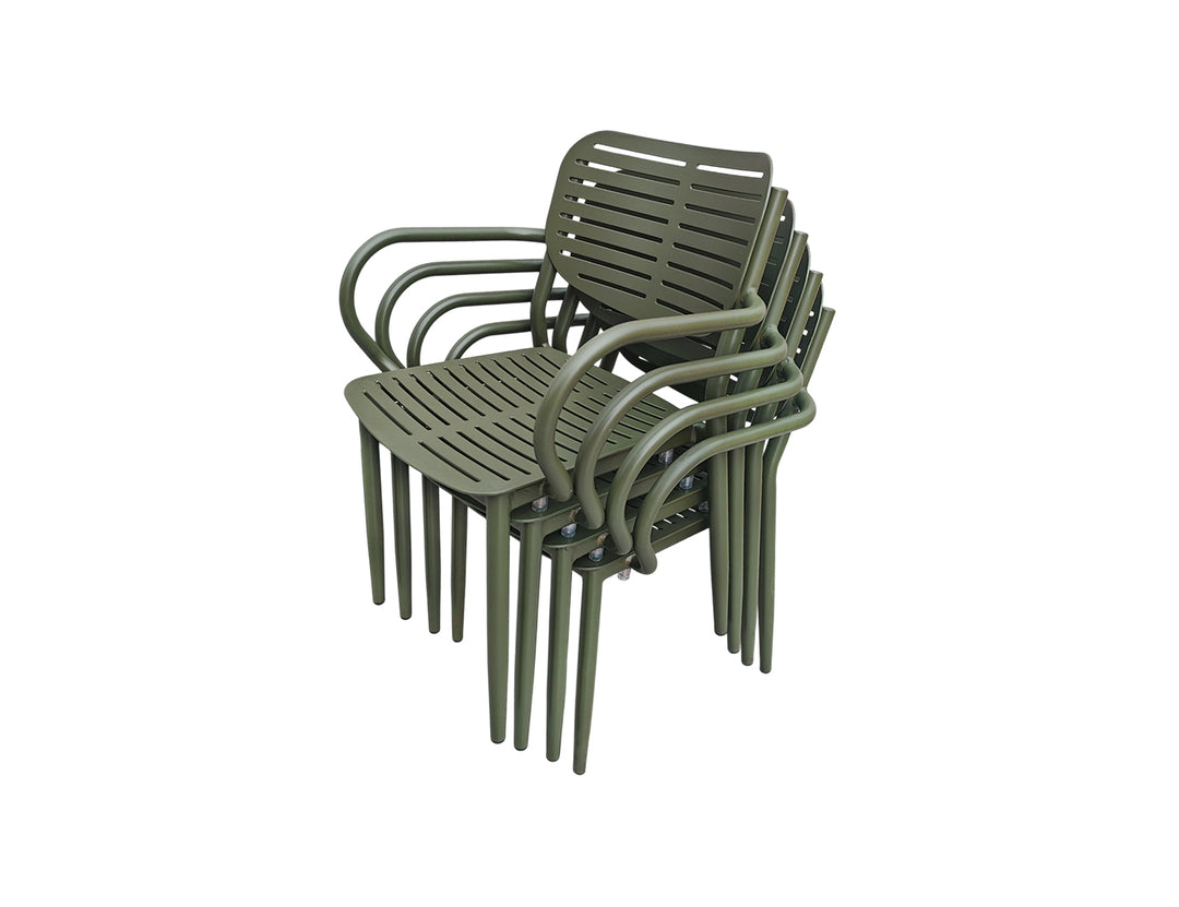 Cardinal Aluminium Outdoor Dining Armchair