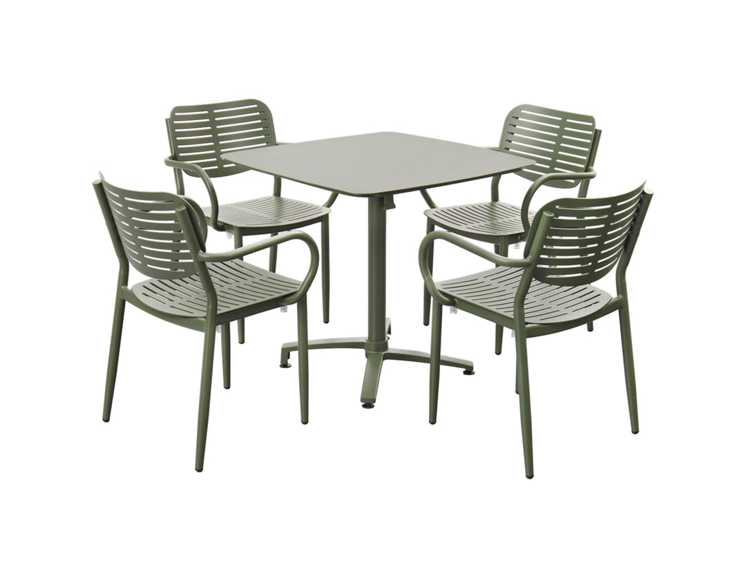 Cardinal Aluminium Outdoor Dining Armchair