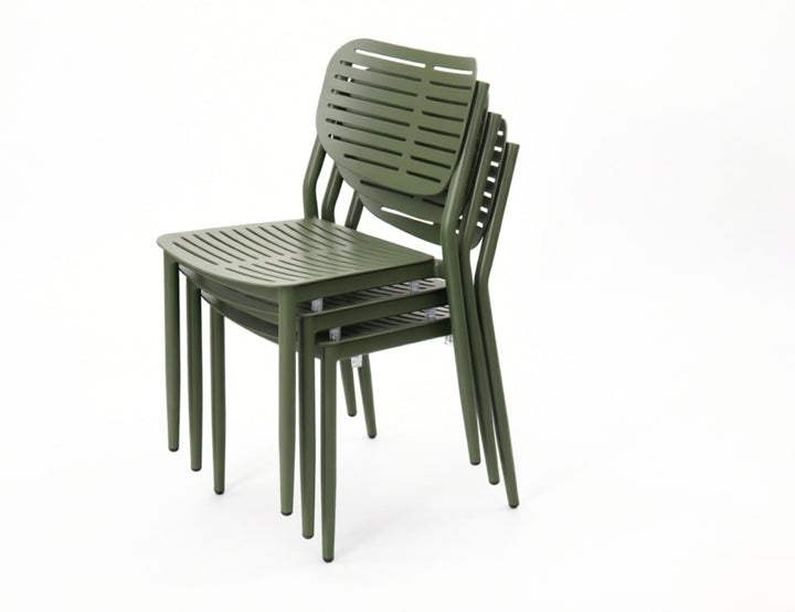 Canary Folding Table With Cardinal Chairs 5-Piece Aluminium Dining Set