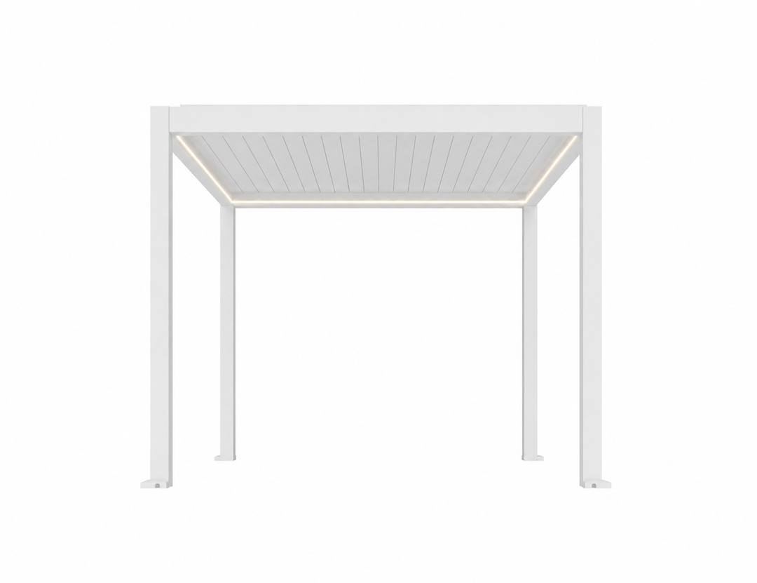 Caspian Motorised Freestanding Louvre Roof Aluminium Pergola