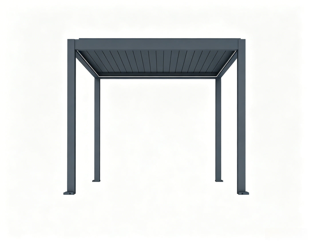 Caspian Motorised Freestanding Louvre Roof Aluminium Pergola