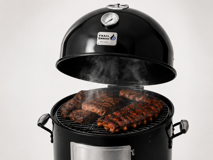 Trail Embers 3-in-1 Vertical Charcoal BBQ Smoker