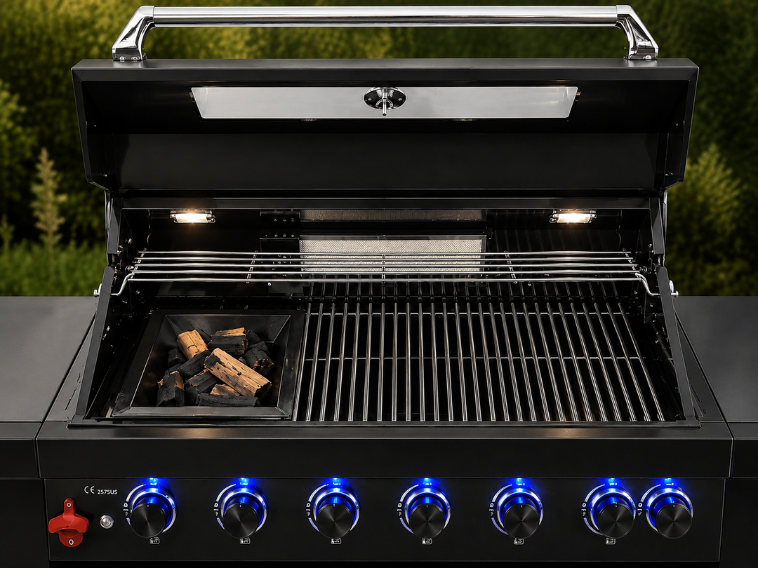 COLORADO BEAST BBQ Built-in Charcoal tray