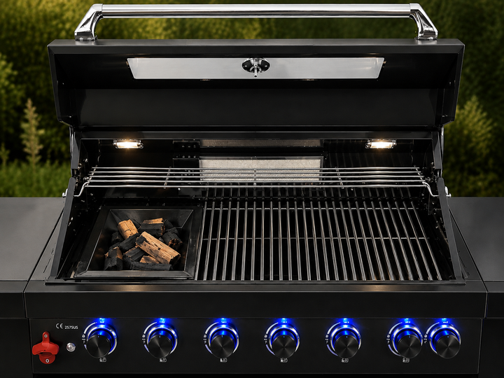 COLORADO BEAST BBQ Built-in Charcoal tray