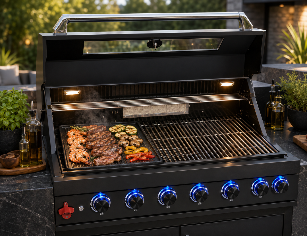 COLORADO BEAST BBQ Built-in Cast Iron Griddle Plate