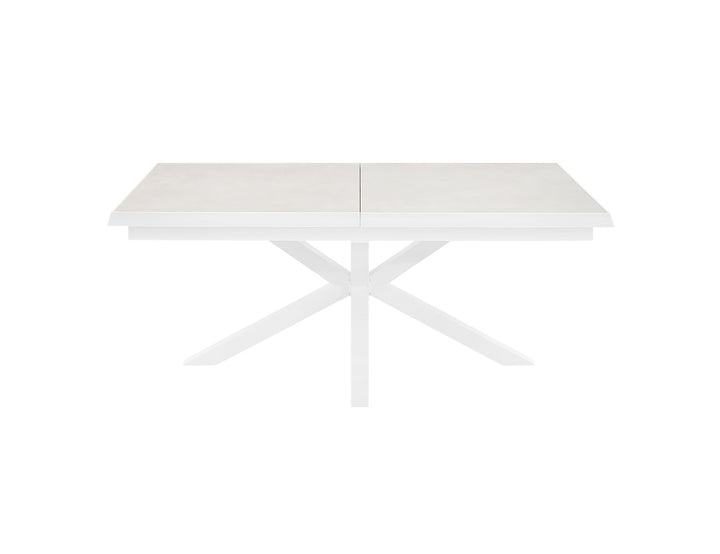 Chickadee Extension Table With Varga Outdoor Bench 3-Piece Outdoor Dining Set