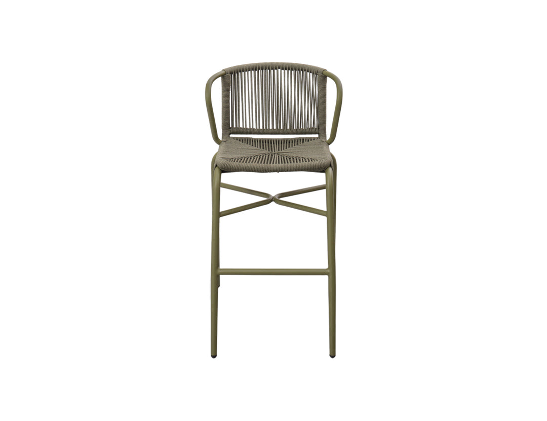 Citril Aluminium and Rope Bar Chair