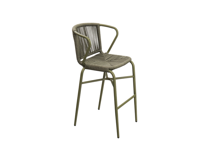 Citril Aluminium and Rope Bar Chair