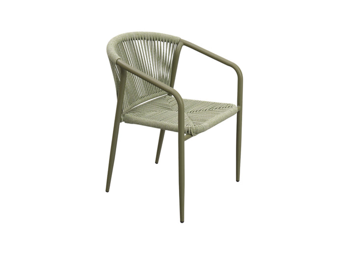 Comet Aluminium and Rope Dining Chair