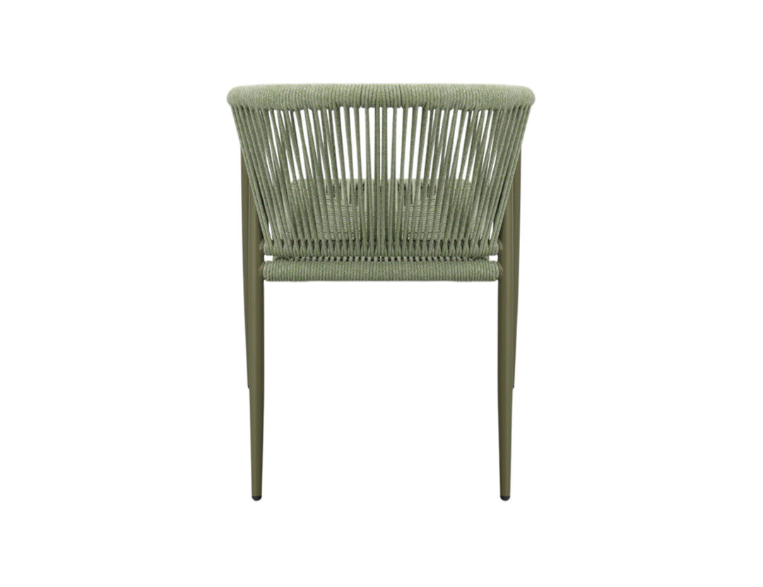 Comet Aluminium and Rope Outdoor Dining Chair