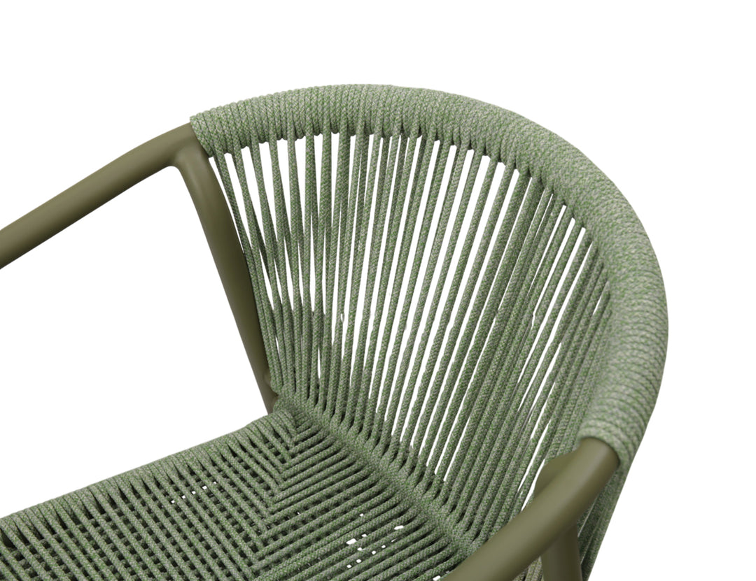 Comet Aluminium and Rope Outdoor Dining Chair