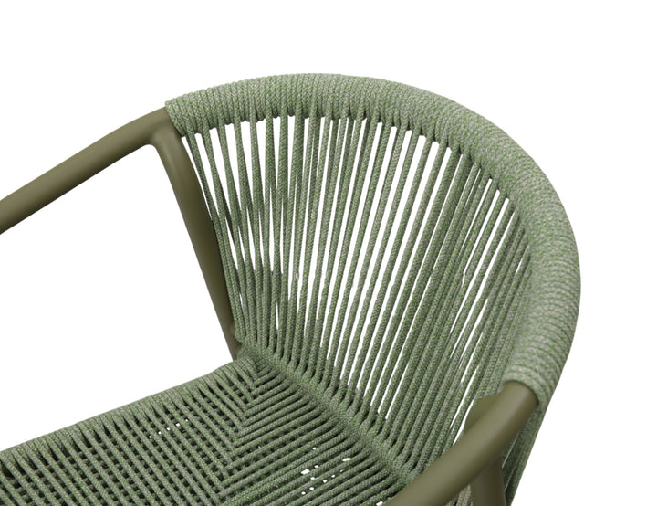 Comet Aluminium and Rope Outdoor Dining Chair