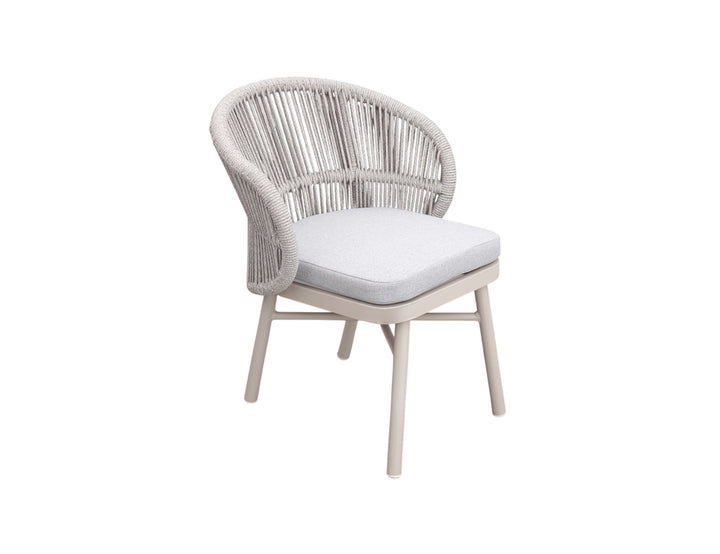 Corella Aluminium and Rope Dining Chair