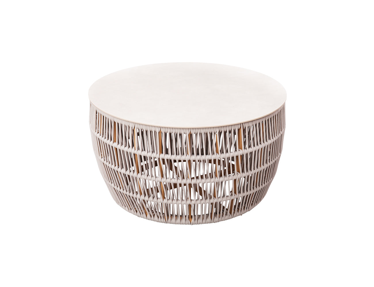 Goldfinch Aluminium and Rope coffee Table