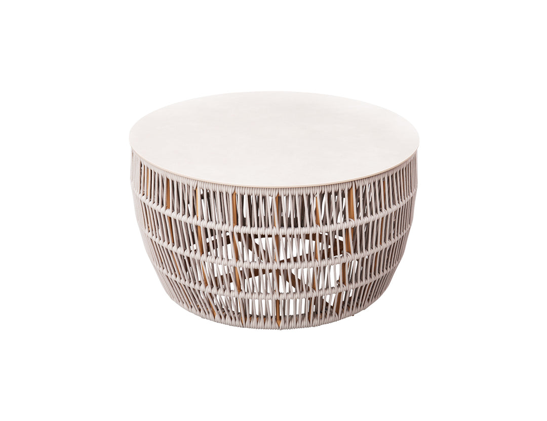 Coronet Aluminium and Rope  Side Table