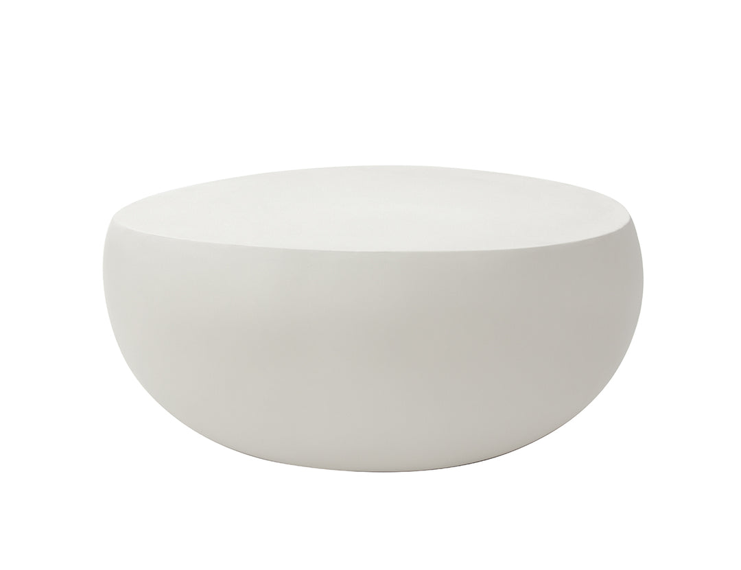 Ikaria Cobble Coffee Table, Colour: Cream White,