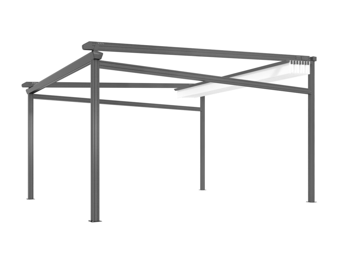 Dover Motorised PVC Pergola - Freestanding
