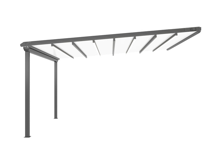 Dover Motorised PVC Pergola - Wall mounted