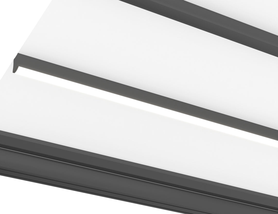 Dover Motorised PVC Pergola - Wall mounted