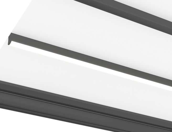 Dover Motorised PVC Pergola - Wall mounted