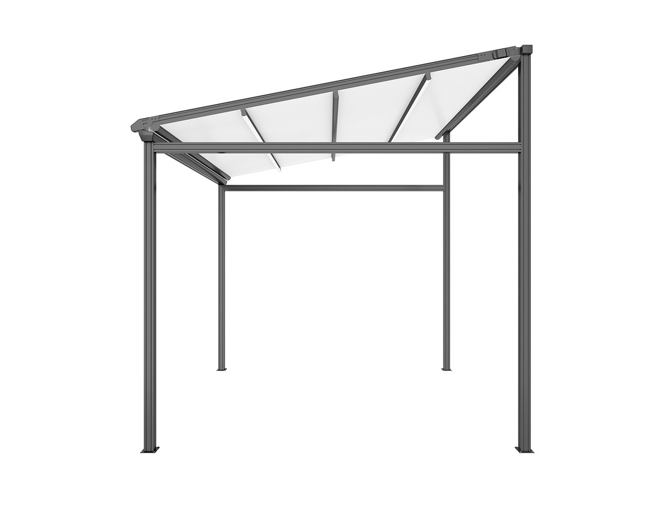 Dover Motorised Freestanding Pergola with Retractable Canopy
