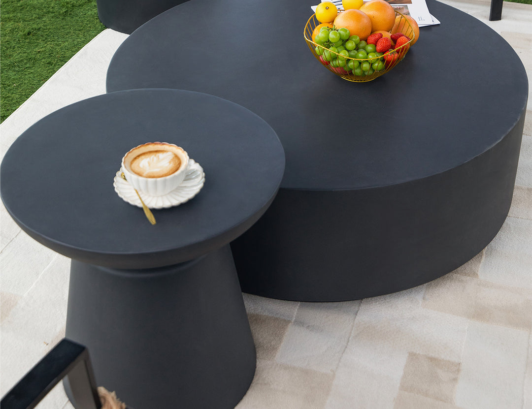 Kylix Side Table, Colour: Slate Black,