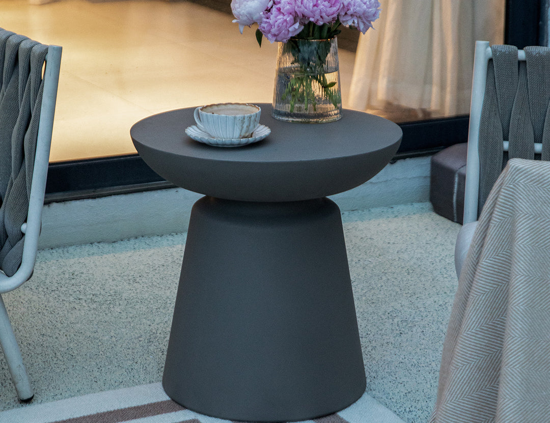 Kylix Side Table, Colour: Slate Black,