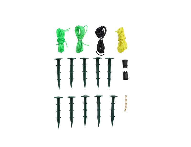 Repair and fixing accessories included with the 50 m electric poultry netting