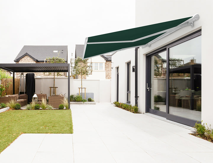 Etna Half Cassette Motorised Retractable Awning(valance removable)