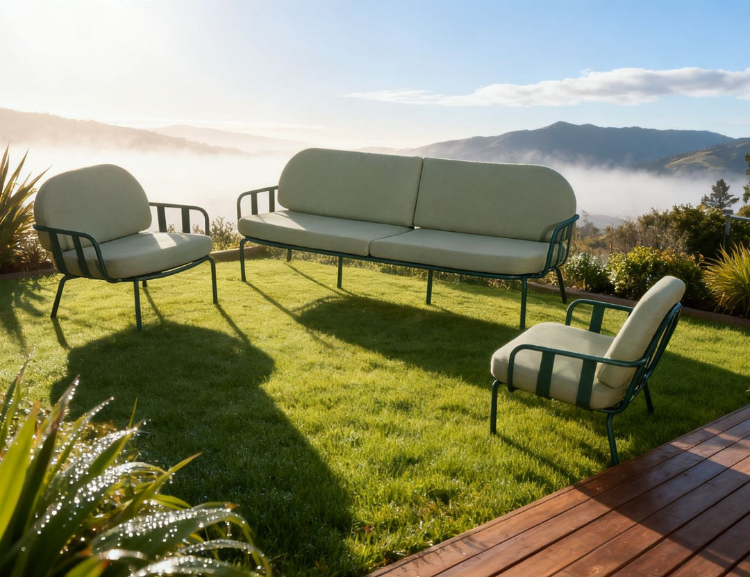 Fantail 3 Seater Sofa Set - 5 Seat