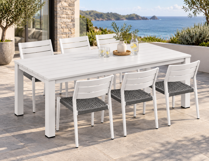 Ficus Table With Passerine Chairs 7-Piece Dining Set