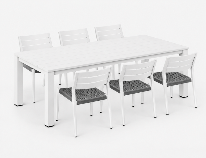 Ficus Table With Passerine Chairs 7-Piece Dining Set