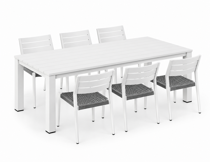Ficus Table With Passerine Chairs 7-Piece Dining Set