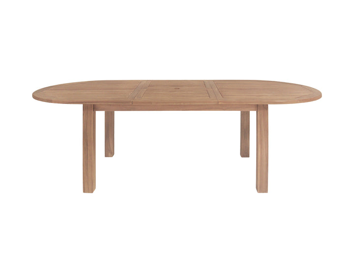 Fletcher Oval Teak Outdoor Extension Dining Table – 180–240cm