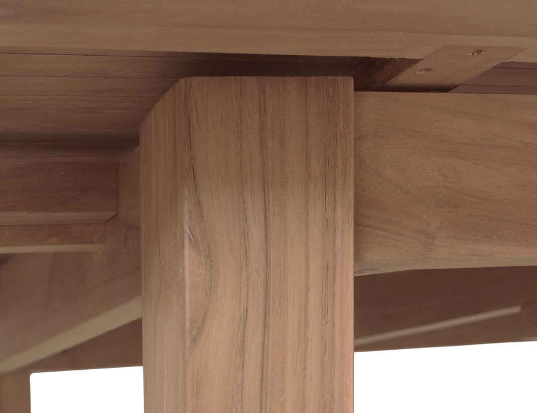 Fletcher Oval Teak Outdoor Extension Dining Table – 180–240cm