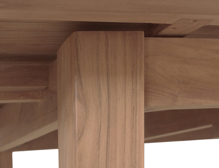 Fletcher Oval Teak Outdoor Extension Dining Table – 180–240cm