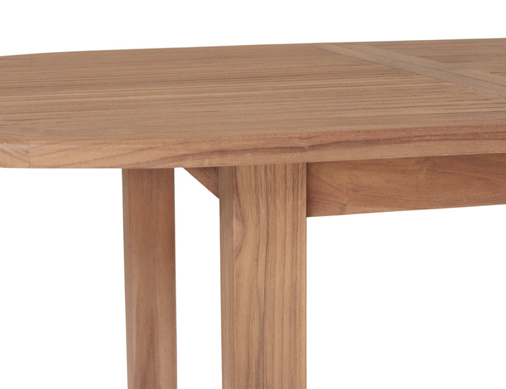 Fletcher Oval Teak Outdoor Extension Dining Table – 180–240cm