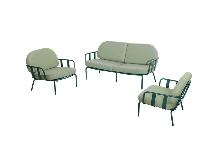 Flycatcher Loveseat Sofa Set - 3PCS