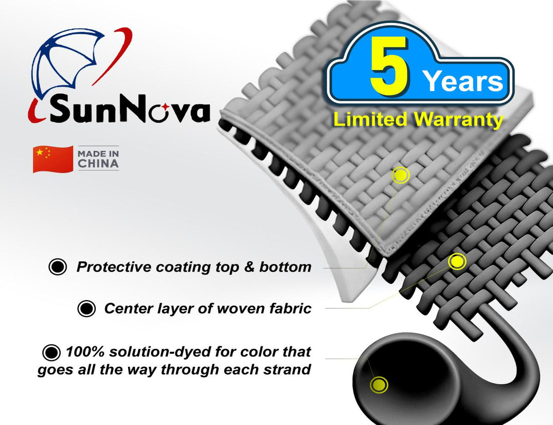 Etna Half Cassette Motorised Retractable Awning(valance removable)