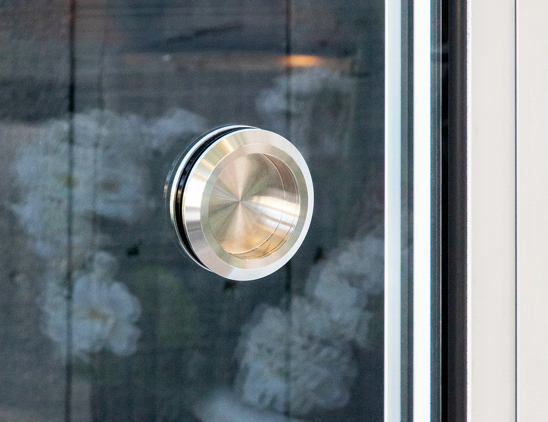 Frame Glass Sliding door For Mediterranean-SKY  Louvre Roof Pergola