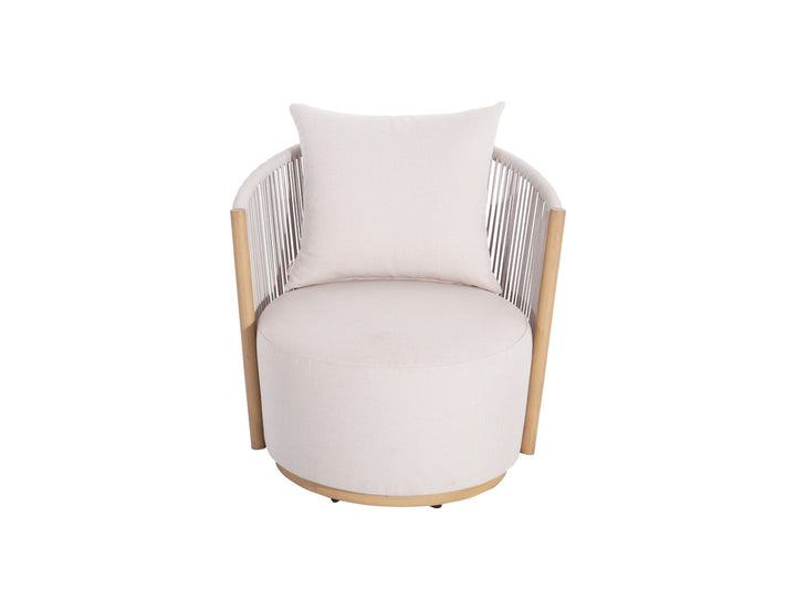 Goldfinch Single Round Aluminium and Rope Sofa