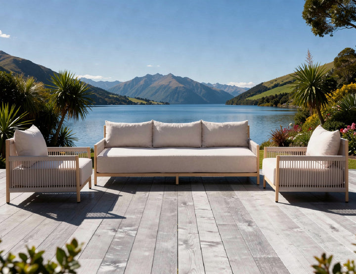 Goldentail  Outdoor Rope Sofa Set - 5 Seat